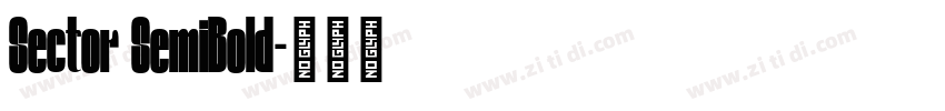 Sector SemiBold字体转换 Sector SemiBold字体转换